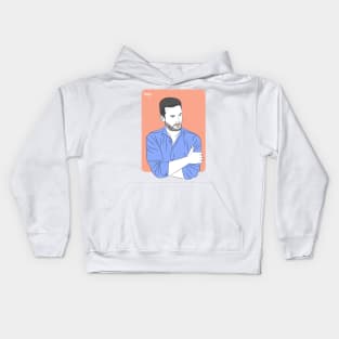 cool guy Kids Hoodie